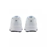 Championes New Balance modelo 740, color blanco con detalles en negro en la suela. Presentan una combinación de malla y superposiciones sintéticas, con el logo "N" en los laterales y la tecnología ABZORB en la entresuela.