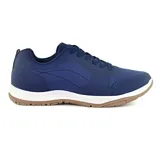 Championes deportivos Zoo York modelo Zeth, color azul marino con detalles en blanco y suela marrón.