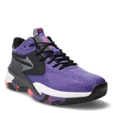 Championes de básquet Topper Basket Flight, unisex, color violeta con detalles en negro y gris.