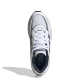 Championes Adidas Eclyptix 2000 blancos con detalles en gris y azul, con las tres tiras características de la marca en los laterales.