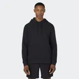 Campera con capucha y bolsillo canguro, color azul marino, con logo de Castore bordado en el pecho.