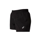 Short Asics de mujer, confeccionado con tejido de secado rápido, diseñado para running, con detalles reflectantes para mayor visibilidad.