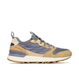 Championes urbanos Merrell Alpine 83 Recraft, con capellada de gamuza y textil reciclado en tonos beige, gris y azul.