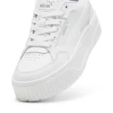 Championes Puma Karmen II Idol, color blanco con plataforma y logo de la marca en el lateral.