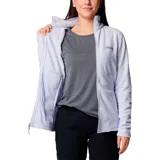 Campera polar Columbia Basin Trail III Full Zip para mujer, color azul marino. Con cierre frontal completo y bolsillos laterales con cierre.