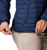 Campera acolchada Columbia Silver Falls II, color negro, con cierre frontal, cuello alto y bolsillos laterales con cierre.