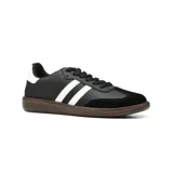 Championes deportivos American Sport Resh 2.0, color negro con detalles en blanco y suela marrón.
