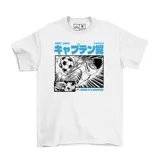 Remera gris con estampado de Supercampeones.