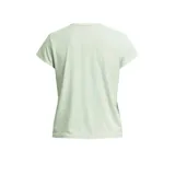 Remera Under Armour de mujer, color verde claro. Tejido suave y transpirable que absorbe el sudor y se seca rápido.
