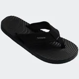 Ojotas Havaianas modelo Surfer Coast color beige con tiras de tela.