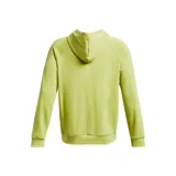 Buzo gris con capucha y logo Under Armour blanco estampado en el pecho.