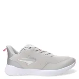 Championes Topper Strong Pace III color gris con detalles en plateado y rosa.