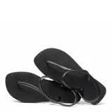 Sandalias Havaianas Flash Urban de mujer, color negro, con tira trasera.