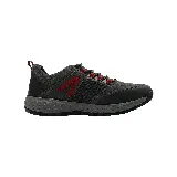 Championes Freeway Portland para hombre, color gris oscuro con detalles en rojo.