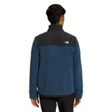 Campera polar de The North Face, color azul, confeccionada con telas 100% recicladas, con elasticidad en cuatro direcciones y dobladillo ajustable.