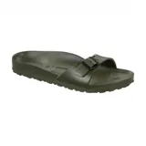 Sandalias de goma EVA color khaki, ligeras y flexibles, con diseño moderno y tiras ajustables.