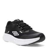 Championes Umbro Icon Lady, color negro con detalles en blanco y logo de la marca en el lateral.