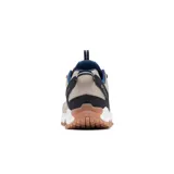 Zapatillas de trekking Columbia Flow Fremont, color gris con detalles en rosa y naranja.