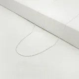 Cadena Forcé de plata 925, largo 45cm y ancho de eslabón 1.2mm.