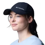 Gorra deportiva Columbia Silver Ridge IV Ball, color negro con logo de la marca bordado en blanco. Confeccionada en tejido técnico que repele la lluvia y absorbe la humedad.