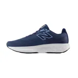 Championes New Balance M520LO9 azules con entresuela Fresh Foam blanca y logo celeste.