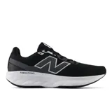 Championes de running New Balance modelo M520, color negro con detalles plateados y suela blanca.