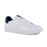 Championes urbanos American Sport Vince, color azul marino con detalles en blanco y suela blanca.