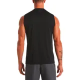 Musculosa deportiva Nike Essential para hombre, color negro con logo blanco en el pecho.