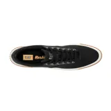 Zapatillas urbanas Caterpillar Amp Canvas, color negro, con capellada de lona recubierta en PU, forro de malla interior reciclada, plantilla de espuma EVA, suela de goma duradera y tratamiento Street Shield repelente al agua.