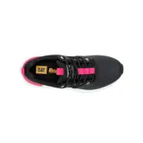 Championes Caterpillar Colorado color negro con detalles en rosa. Capellada de cuero y nylon, forro de malla de nylon suave y transpirable, plantilla de espuma acolchada, entresuela de EVA duradera y liviana, suela de goma duradera y con gran tracción.