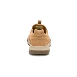 Zapatillas Caterpillar Hex Ready Slip On color marrón claro, sin cordones, con capellada de cuero y suela de goma con tecnología Hex para mayor tracción.