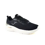 Championes deportivos Joma Gamma Lady color negro, con detalles dorados y suela blanca. Confeccionados en textil transpirable y perforaciones VTS para ventilación.