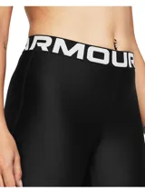 Short deportivo Under Armour HG Authentics de mujer, color fucsia, con cintura elástica con logo de la marca. Ajustado al cuerpo y de tejido HeatGear® transpirable.