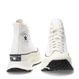Championes Converse All Star Chuck 70 AT CX de caña alta, color blanco, con cordones y suela de goma con plataforma.