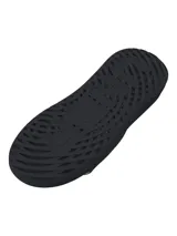 Sandalias Under Armour Ignite Select para mujer, color azul marino con logo blanco. Cuentan con plantilla de espuma viscoelástica para mayor comodidad.