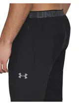 Pantalón de entrenamiento negro, liviano, duradero y resistente al agua, con elasticidad integrada.