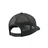 Gorro tipo trucker negro con logo de Hurley en la parte frontal.