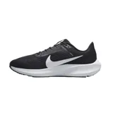 Championes Nike Pegasus 40 de mujer, color blanco con detalles en amarillo, naranja y celeste.