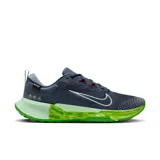 Zapatillas de trail running Nike Juniper Trail 2 Gore-Tex, color azul con detalles en verde y blanco.