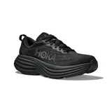 Championes Hoka Bondi 8 para running, color negro.