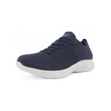 Championes Olympikus Ultraleve, color azul marino con suela blanca.