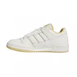 Championes Adidas Forum Low CL, color blanco con detalles en amarillo pastel.