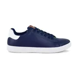 Championes urbanos American Sport Vince, color azul marino con detalles en blanco y suela blanca.
