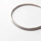 Pulsera de plata 925 con diseño de eslabones tipo serpiente.