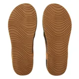 Ojotas Rip Curl Soft Top Open Toe, con base negra y tiras marrones.