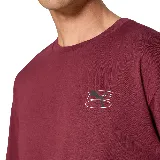 Remera de hombre color bordó con logo Puma estampado en el pecho.