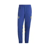 Pantalón Adidas de Boca Juniors, inspirado en la colección de 1993. Color azul con detalles en amarillo, escudo del club tejido y logo de Adidas.