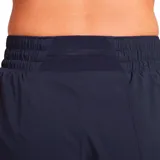 Short deportivo Nike One Dri-Fit Swoosh para mujer, color morado oscuro con logo Swoosh estampado en el lateral.
