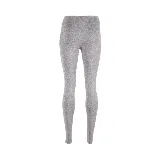 Calza larga de Topper color gris melange, de tiro alto y corte ajustado.