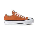 Zapatillas de lona de mujer con diseño clásico, suela doble apilada y paleta de colores actualizada.